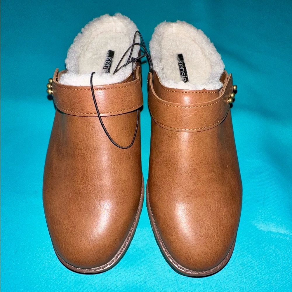 Kensie Fur Lined Clogs